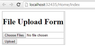 file upload form